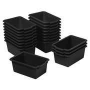 Scoop Front Storage Bins 20-Pack - Black