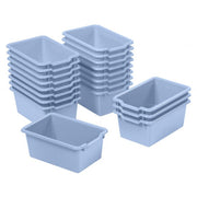 Scoop Front Storage Bins 20-Pack - Powder Blue