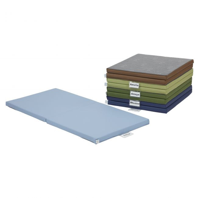 SoftZone Folding Rainbow Rest Mat 5-Piece - Earthtone