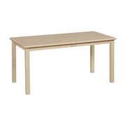 24in x 48in Rectangular Hardwood Table with 22in Legs - Antique White