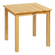 24in Square Hardwood Table with 22in Legs - Honey
