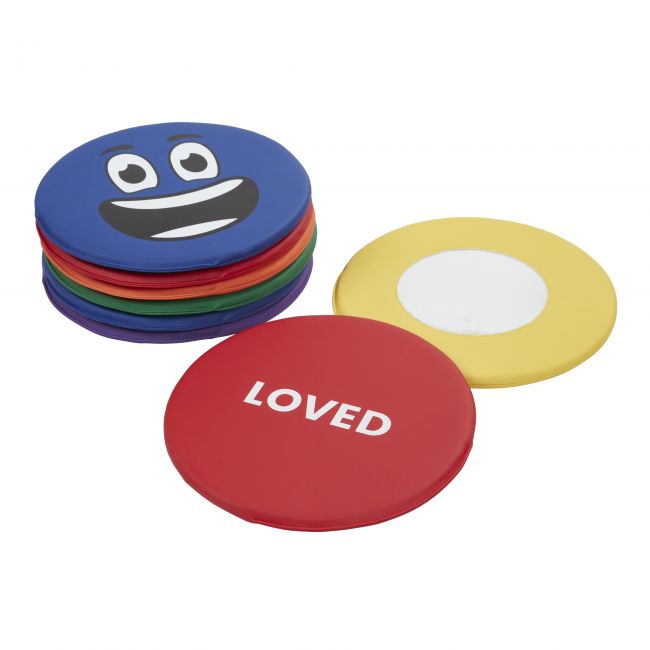 SoftZone Emotion Pads with Mirror English 8-Piece - Assorted