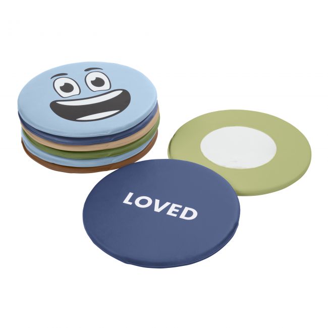 SoftZone Emotion Pads with Mirror English 8-Piece - Earthtone