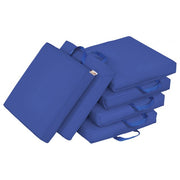 SoftZone Square Floor Cushion with Handle 6-Pack - Blue