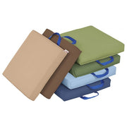 SoftZone Square Floor Cushion with Handle 6-Piece - Earthtone