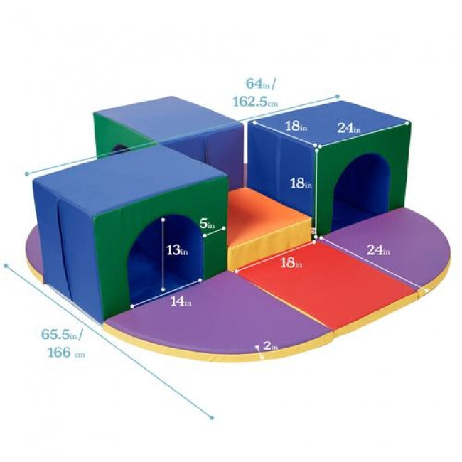 Softzone Triple Tunnel Maze  - Contemporary