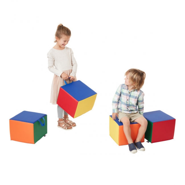 SoftZone Child Cozy Cubes  4-Piece - Assorted