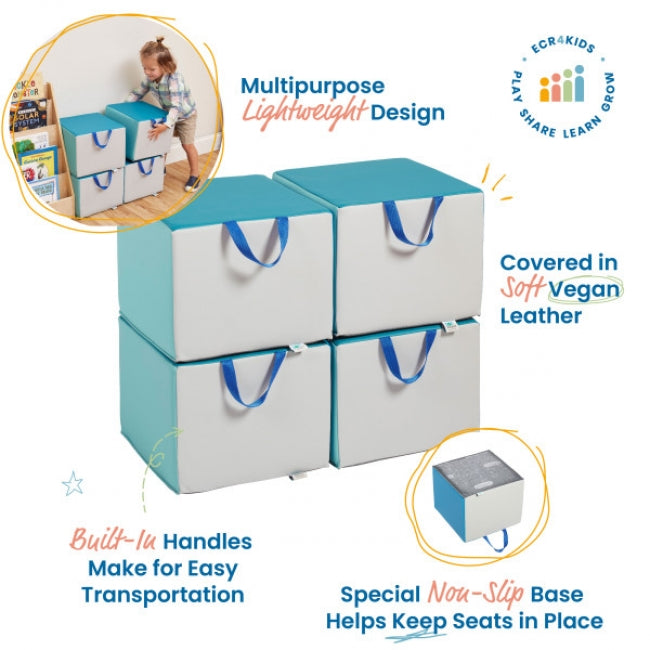 SoftZone Child Cozy Cubes 4-Piece - Contemporary