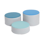SoftZone Colorful Stump Stool Set 3-Piece - Contemporary