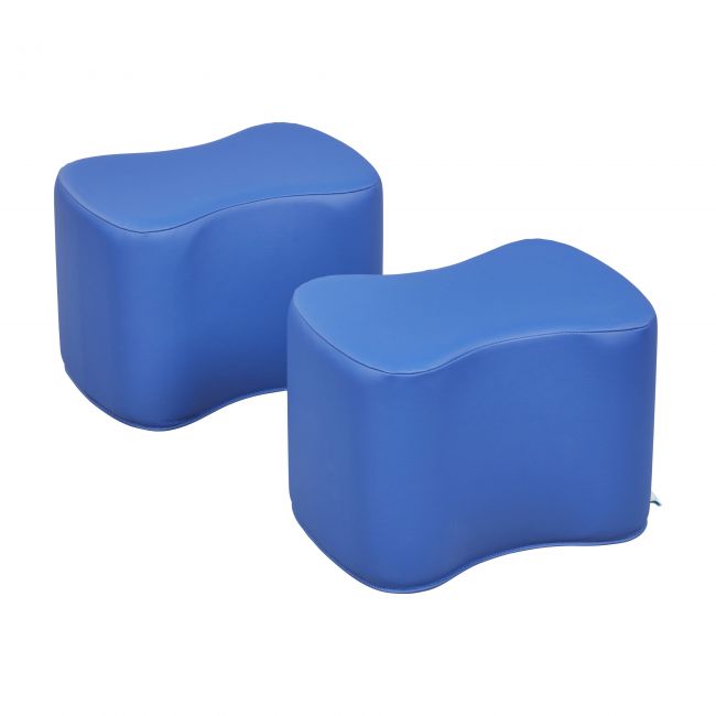 SoftZone Toddler Modular Stool Set 2-Pack - Blue