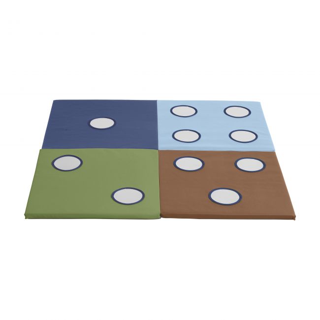 SoftZone 123 Look at Me Counting Activity Mat - Earthtone