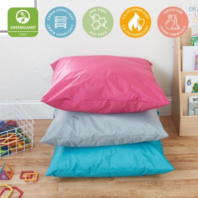 27in Jumbo Floor Pillow - Grey