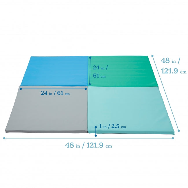 SoftZone Quad Fold-N-Go Activity Mat - Contemporary