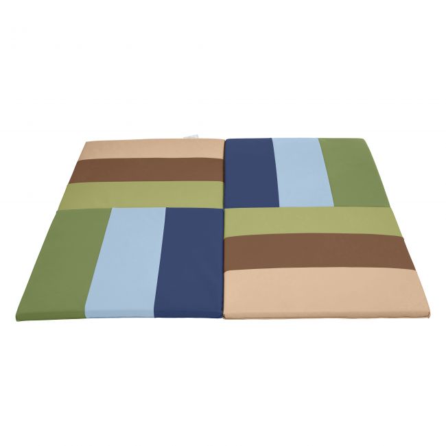 SoftZone Turning Tiles Activity Mat - Earthtone
