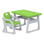 Toddler Plus Desk and Chair - Grassy Green/Light Grey