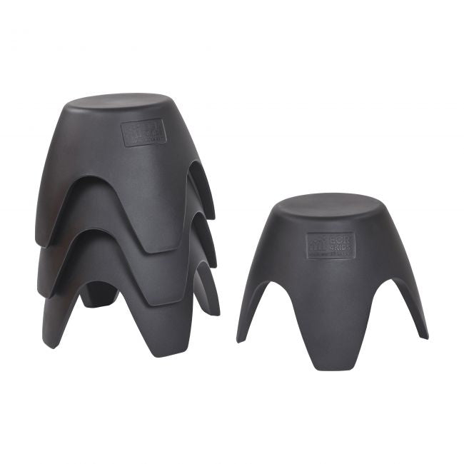 Ayana Stool Set, 4-Pack - Black