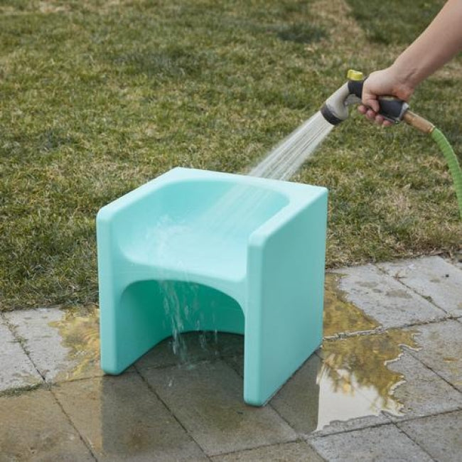 Tri-Me Cube Chair - Aqua