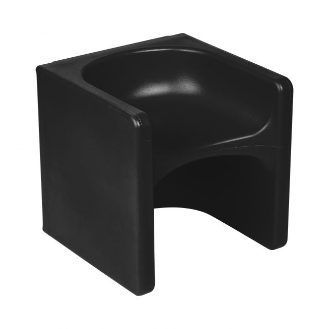 ECR4Kids Tri-Me Cube Primary Blue Plastic Chair - Black
