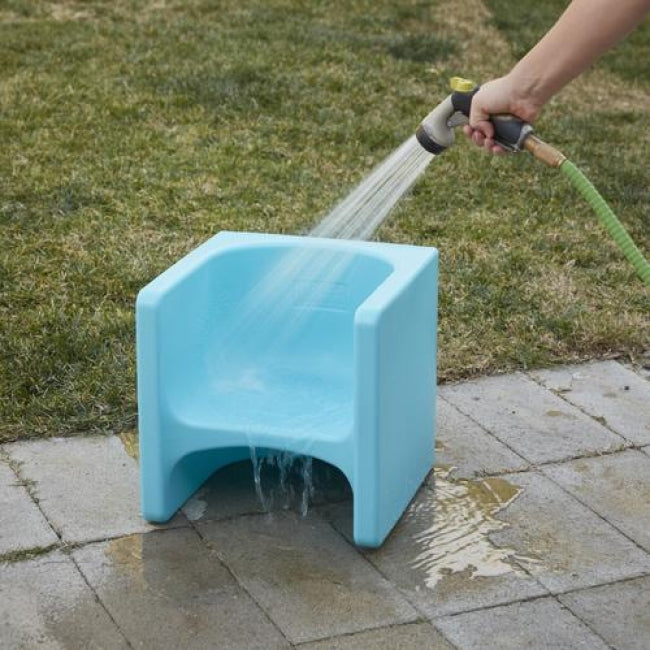 Tri-Me Cube Chair - Cyan Blue
