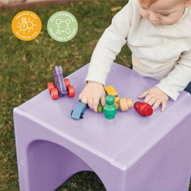 Tri-Me Cube Chair - Light Purple