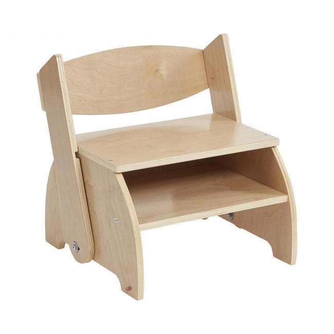 Flip-Flop Step Stool and Chair - Natural