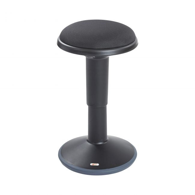 SitWell Adjustable Stool with Cushion - Black