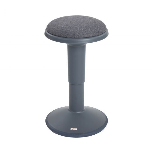 SitWell Adjustable Stool with Cushion - Grey