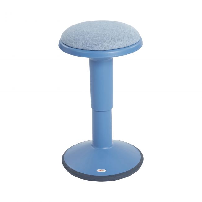 SitWell Adjustable Stool with Cushion - Powder Blue