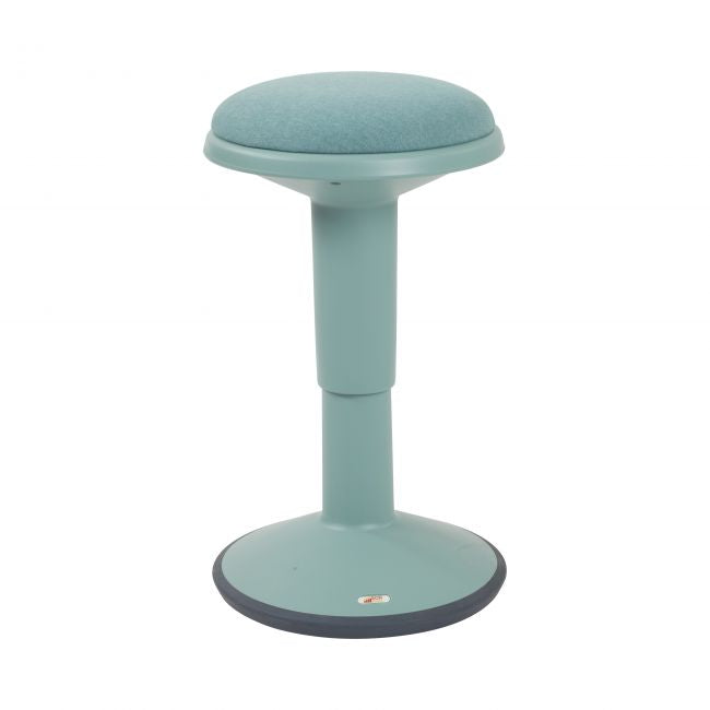 SitWell Adjustable Stool with Cushion - Seafoam