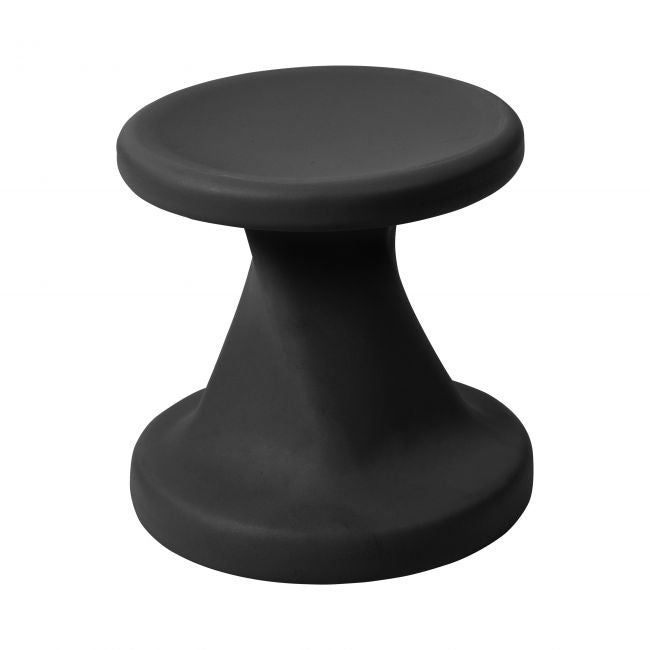 ECR4Kids Twist Wobble Stool, 14in Seat Height - Black
