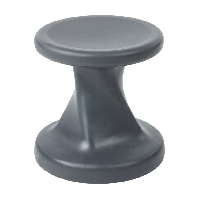 14in Twist Stool - Dark Grey