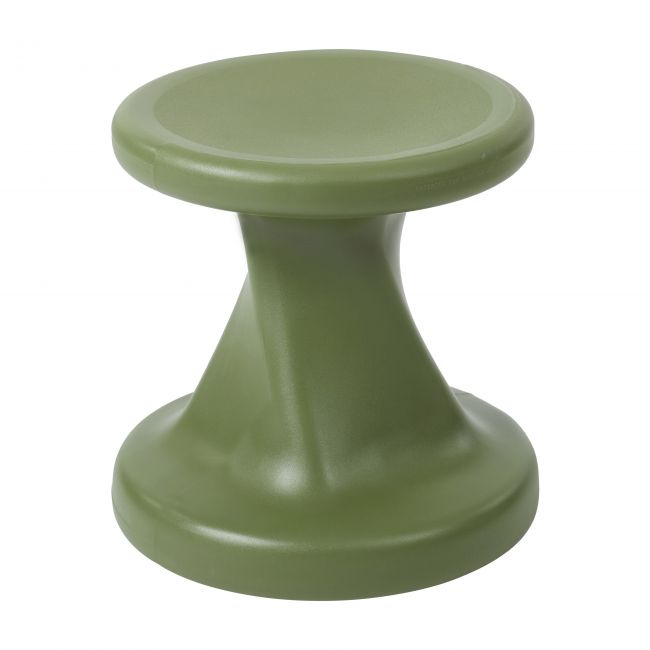 14in Twist Stool - Hunter Green