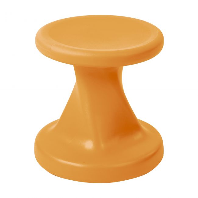 14in Twist Stool - Orange