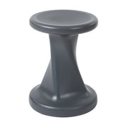 18in Twist Stool - Dark Grey