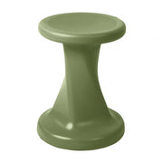 18in Twist Stool - Hunter Green