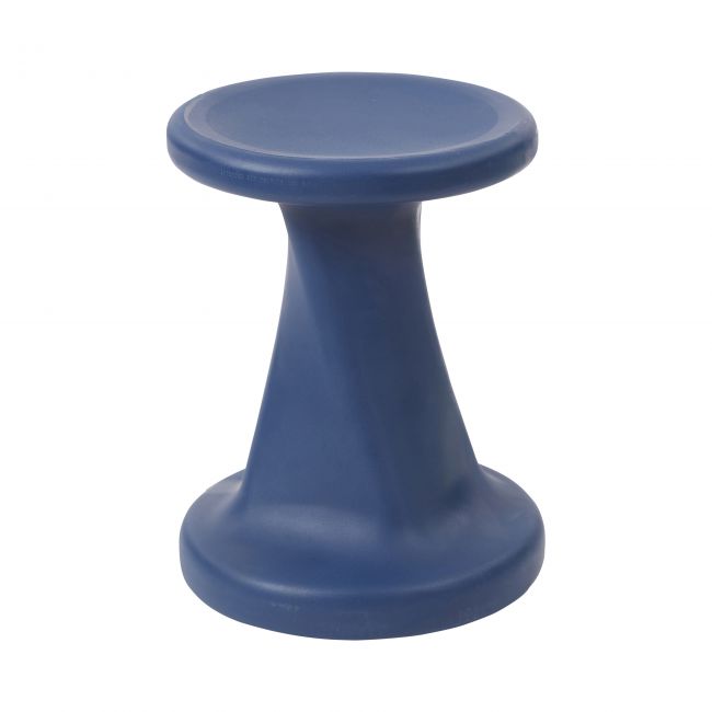 Twist Wobble Stool, Active Learning Chair, Flex Seating, 18in Seat Height - Navy Blue