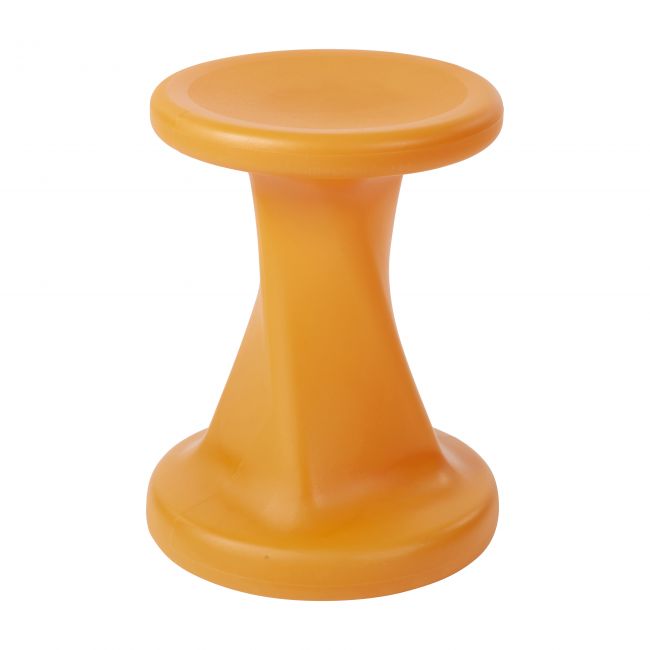 18in Twist Stool - Orange