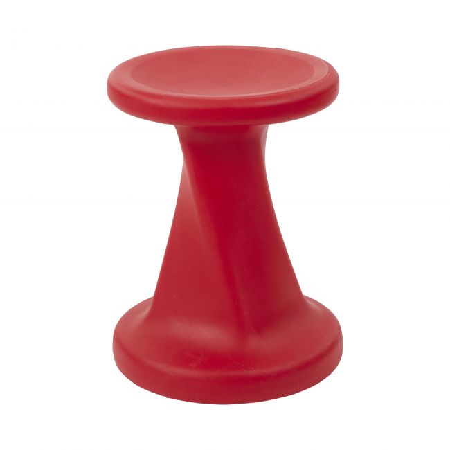 18in Twist Stool - Red