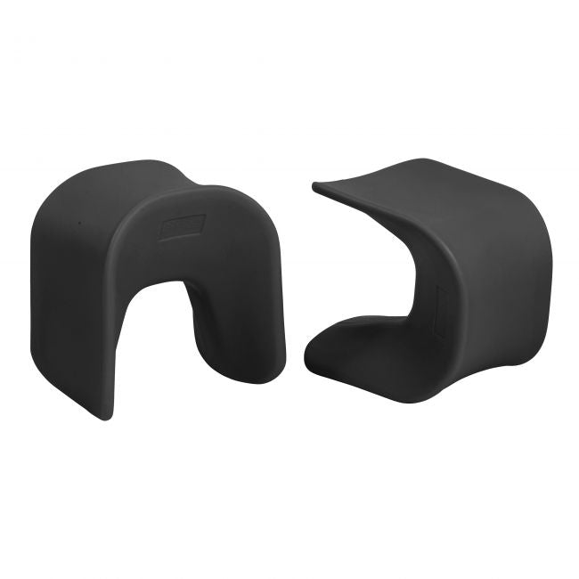 14in Wave Seat 2-Pack - Black