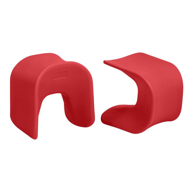 14in Wave Seat 2-Pack - Red