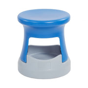 15in Storage Stool - Blue/Light Grey