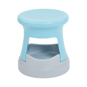 15in Storage Stool - Cyan/Light Grey