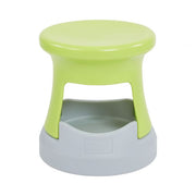 15in Storage Stool - Lime Green/Light Grey