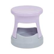 15in Storage Stool - Light Purple/Light Grey