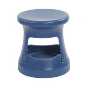 Storage Wobble Stool, Active Learning Chair, Flexible Seating, 15in Seat Height - Navy
