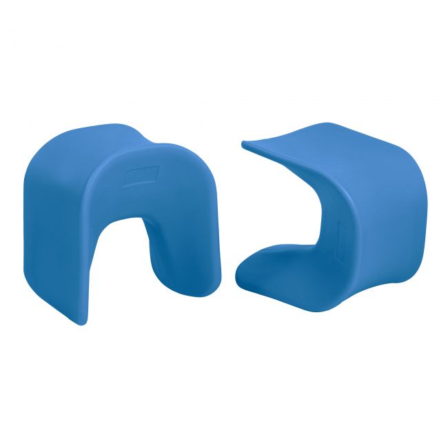 18in Wave Seat, 2-Pack - Blue