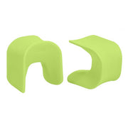 18in Wave Seat, 2-Pack - Lime Green