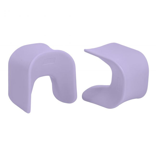 18in Wave Seat, 2-Pack - Light Purple