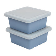 Square Bin with Lid 2-Pack - Powder Blue