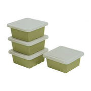 Square Bin with Lid 4-Pack - Fern Green